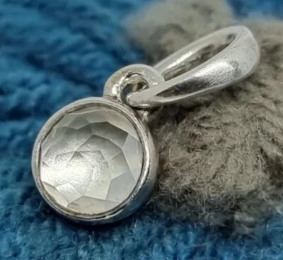 £22 • Buy Genuine Pandora Quartz April Droplet Pendant Charm💕 S925 ALE