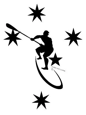Stand Up Paddle Board Southern Cross Sticker Sup Bns • $6.84