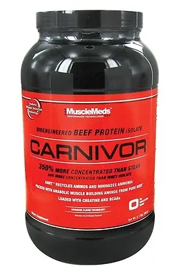 MuscleMeds Carnivor Beef Protein Isolate 2.3 Lbs PICK FLAVOR - BUILD MUSCLE • $42.95