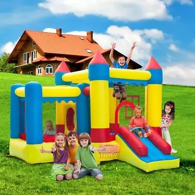 Inflatable Bounce House Castle Kids Jumper Slide Moonwalk Bouncer Outdoor Toys • $175.99