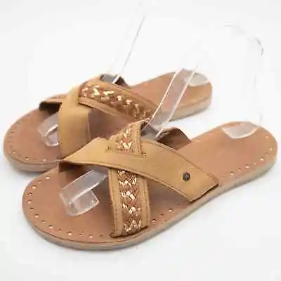 Ugg Women's Tan Leather Lexia Sandals Size 7 • $30