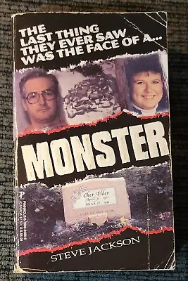 Monster By Steve Jackson (1998 Mass Market) • $3