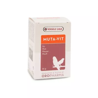 Muta-Vit 25gr Vitaminas Aminoácidos Y Oligoelementos. Para Pájaros De Jaula • $27.95
