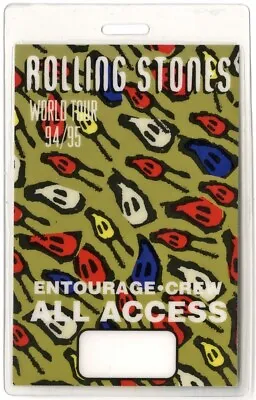 Rolling Stones 1994 Voodoo Lounge Tour All Access Laminated Backstage Pass • $31.35
