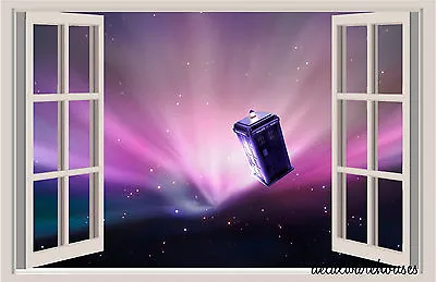£29.07 • Buy Dr. Who Tardis In Space Window View Color Wall Sticker Wall Mural 