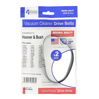 Hoover & Bush Vacuum Cleaner Hoover Belt Replacement X2 Dust Manager Dm4484 • £4.99