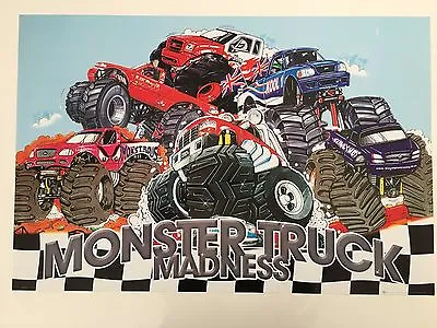 Monster Truck Madnesskoolart 2006 Poster • $39.99