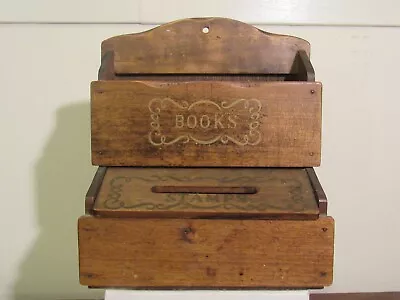 Vintage Green Stamps Books And Stamps Wood Box Holder • $5