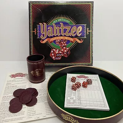 Yahtzee 40th Anniversary Collectors Edition Dice Game COMPLETE Milton Bradley • $17.99