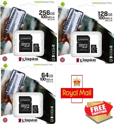 £1.89 • Buy Memory Card Kingston Micro SD Card SDHC SDXC TF Class 10 32GB 64GB 128GB 256GB