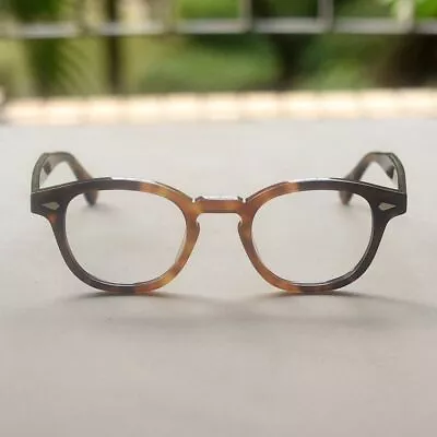 Johnny Depp Tortoise Eyeglasses Men Women Acetate Tortoise Brown Glasses Frame • $54.14