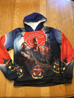 £13.10 • Buy A NIGHTMARE ON ELM STREET FREDDY KRUEGER Halloween Chicago Bears Medium