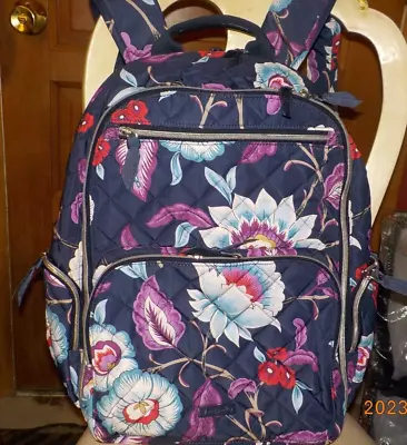 Vera Bradley Performance Twill Commuter Backpack - Mayfair In Bloom • $89.99