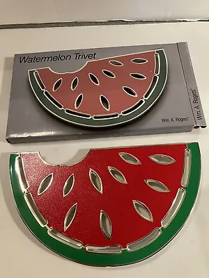 Vintage WM. A. Rogers Oneida Silversmiths LTD Watermelon Trivet/Wall Hanging • $45