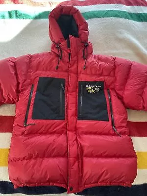 Mens Mountain Hardwear Absolute Zero Conduit SL Parka Red L EUC • $445