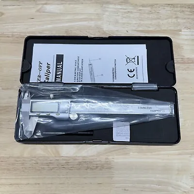 Stainless Steel Metal Digital Caliper | 6 Inch /150mm + Large LCD Screen • $11.99