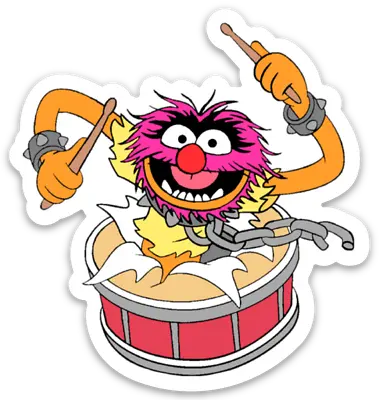 Animal Magnet - The Muppets Show - Drummer - Dr. Teeth And The Electric Mayhem • $5.45