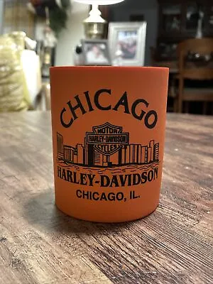 Harley Davidson Cycles 2005 Chicago IL Skyline Koozie Can Holder • $14.99