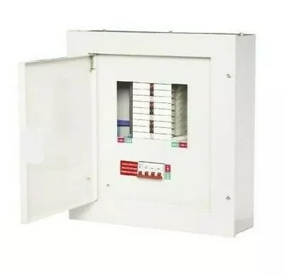 Metal 3 Phase Consumer Unit Distribution Board  MCBs Triple Pole Single Pole C B • £5.87