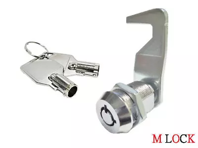 Homak Tool Box Lock 5/8  Tubular Cam Lock 90 Degree Hook Cam Replacement Lock • $13.95