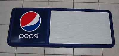 Vintage Pepsi Advertising Sign- Restaurant Concession Menu Board ~ 44 X 16 X 3  • $249.95