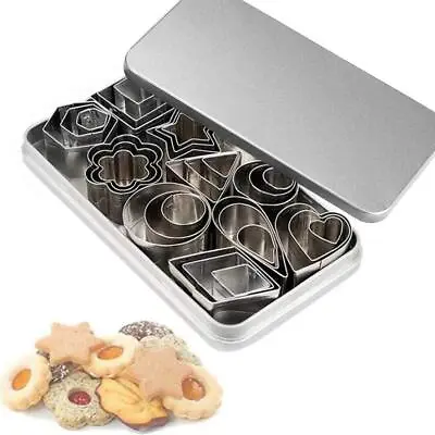 £12.52 • Buy Mini Cookie Cutter Set - 30 Small Molds To Cut Out Polymer Clay, Pastry Dough