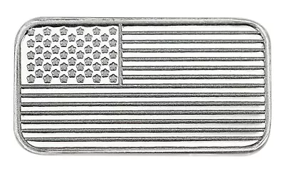 Lot Of 100x 1g .999 Fine Silver 50x American Flag  & 50x Buffalo Bars  (Ag)  • $174.99