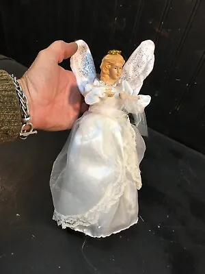 Vintage Christmas  Angel Tree Topper 10in • $17.99