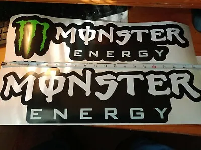 2 Big Monster Energy Stickers. • $27.97