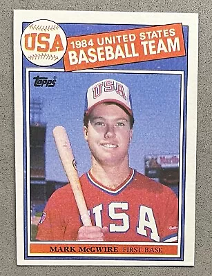 1985 Topps - #401 Mark McGwire (RC) Rookie • $19.99