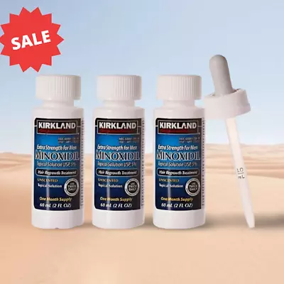 Kirkland Minoxidil 5% Extra Strength 123456 Months Supply Men Hair Regrowth • $14.37