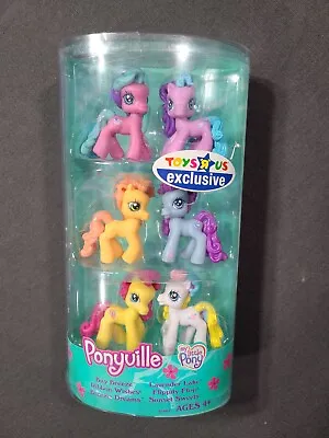 New Sealed My Little Pony MLP Ponyville 6 Pack Toys  R  Us Exclusive 2006 • $45