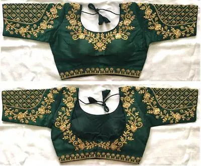 Indian ReadyMade Saree Blouse Designer Wedding Bridal Sari Blouse Choli Top • $16.65