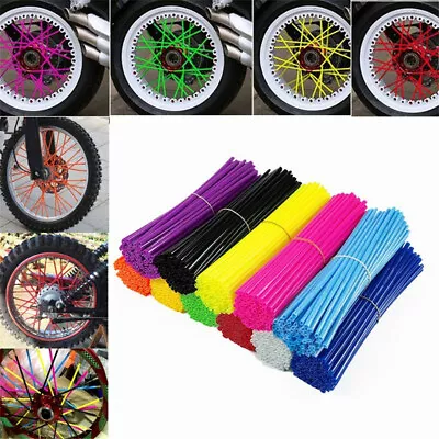 £2.57 • Buy Bike Cycle MTB Wheel Rim Spoke Shrouds Wraps Skins Covers 11 Colors