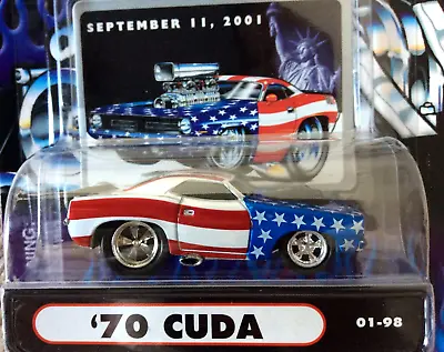 MUSCLE MACHINES STARS AND STRIPES 1970 PLYMOUTH CUDA  1/64 70 Cuda • $6.99