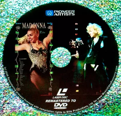 MADONNA Blond Ambition World Tour Live (1990) (Remaster From LaserDisc To DVD) • $15.99