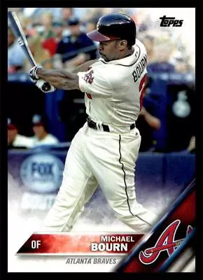 2016 Michael Bourn Atlanta Braves Topps Baseball Card # 82 • $1.95