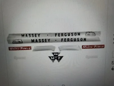 £18 • Buy Massey Ferguson 135 Tractor Decal Set