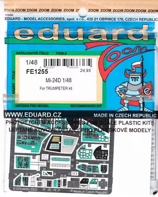 EDUFE1255 1:48 Eduard Color Zoom PE - Mi-24D Hind (TRP Kit) • $29.74