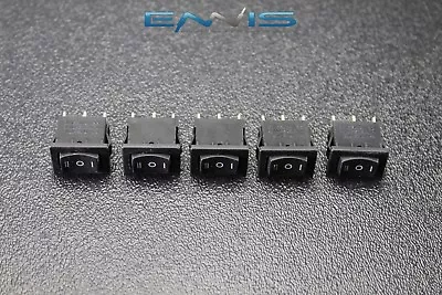 5 Pcs Mini On Off On Momentary Spring Kickback Rocker Switch Toggle Ec-1115pp • $11.95