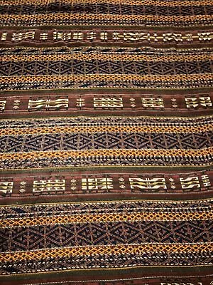 Vtg Striped KILIM RUG Approx 93”x64.5” • $199.99