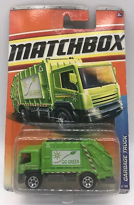 Matchbox MBX CITY ACTION GARBAGE TRUCK #66 Green Recycling Services Vintage New • $17.49
