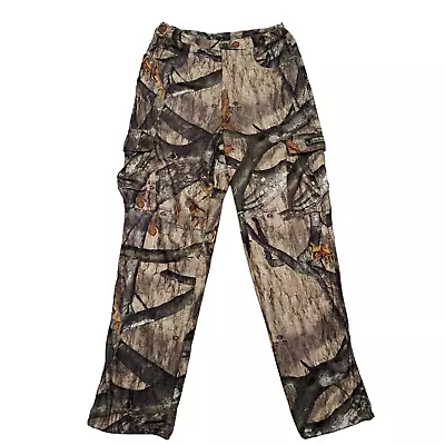 Medalist Huntgear Pants Mens M Camo Mossy Oak Treestand Silvermax X-Static Lined • $26.89