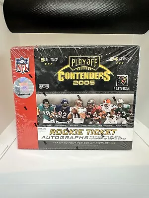 2005 Playoff Contenders Football FACTORY SEALED Hobby Box Aaron Rodgers 4 Autos! • $1699