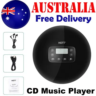 HOTT CD711T CD Portable Bluetooth MP3 Travel Music Player CD-RW CD-R JAZZ ROCK • $108.36