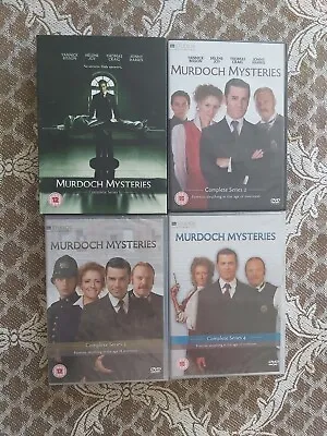 Murdoch Mysteries - Series 1-4 (1 & 2 Like New 3 & 4 New/Sealed) - DVD - Reg 2 • $19.23