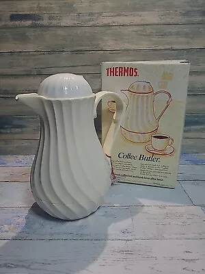 Brand New Excellent Vintage Thermos Coffee Butler Insulated Jug Pot Boxed • £19.95