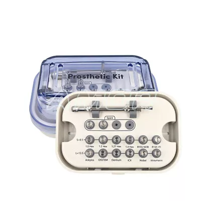 $15.29 • Buy Dental Implant Prosthetics Kit Implant Torque Wrench Ratchet With 14Pcs Drivers