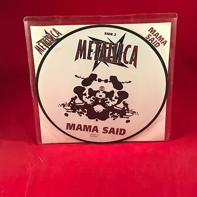 METALLICA Mama Said 1996 UK Limited Edition 7  Vinyl Picture Disc Single 45 • £52.01