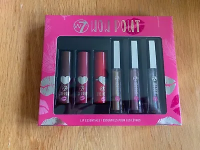 Brand New & Boxed W7 WOW POUT Lip Essentials Gift Set - Matte Lipstick & Toppers • £12.99